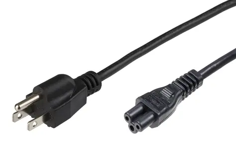 MicroConnect Power Cord US Typ B - C5 0,5m černá / Americká koncovka