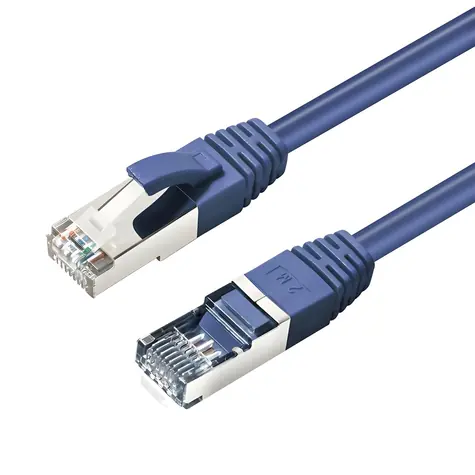 MicroConnect CAT6 S/FTP 0.15m modrá / Patch kabel / RJ-45 / LSZH