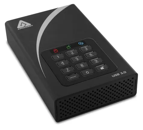 Apricorn Aegis Padlock DT Secure 6TB černá / Externí HDD / 3.5