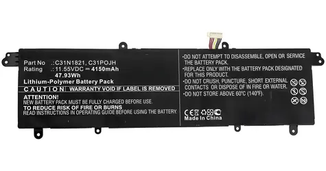 CoreParts Laptop Battery černá / Baterie pro notebook / ASUS UX392 / UX392FA / UX392FN / Vivobook 14 S433FL