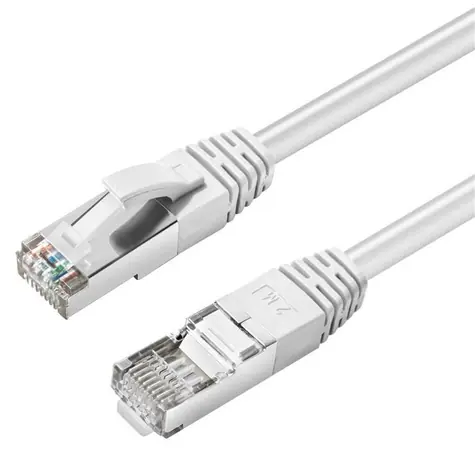 MicroConnect CAT6 S/FTP 1,5m bílá / Síťový kabel / RJ-45 / LSZH plášť