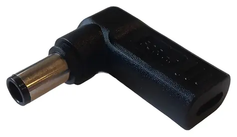 CoreParts USB-C na DC 7,4 x 5,0 mm černá / Redukce / USB-C / DC 7,4 x 5 mm