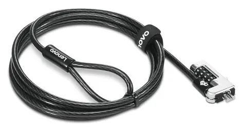 Lenovo Cable Lock černá / Lankový zámek pro notebook / 1,8 m