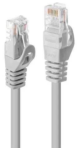 Lindy CAT6 2m šedá / Patch kabel / RJ-45