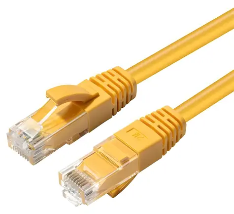 MicroConnect CAT5e U/UTP 0.3m žlutá / Patch kabel / RJ-45 / PVC