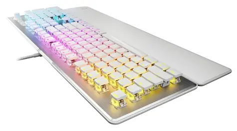 Turtle Beach Vulcan II TKL bílá / Herní klávesnice / mechanická / RGB / Red switch / US
