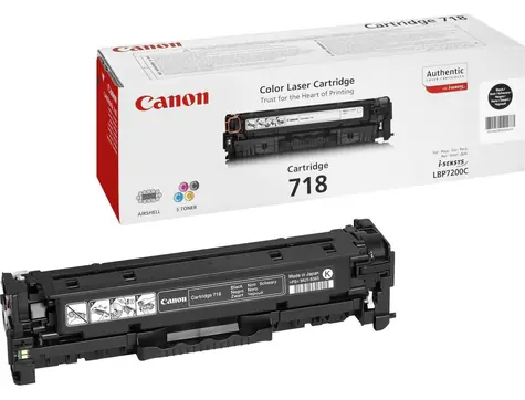 Canon 718 černá / Tonerová kazeta / originální / pro i-SENSYS MF729Cx
