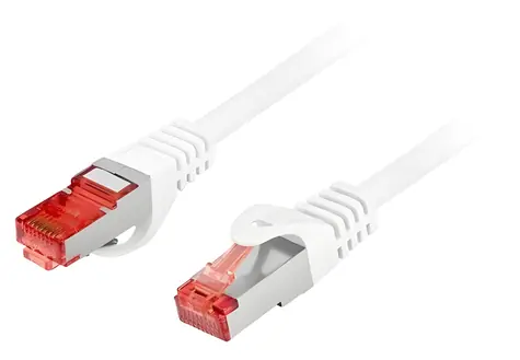 Lanberg CAT6 S/FTP bílá / Patch kabel / 3 m / LSZH / 250 MHz