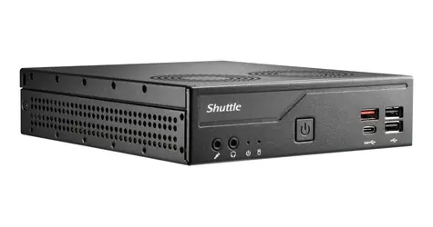 Shuttle XPC slim DH810 černá / Barebone / LGA1851 (Arrow Lake-S) / 2x SO-DIMM DDR5 / M.2 NVMe + SATA 2,5