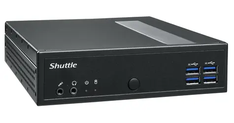 Shuttle Barebone XPC slim DL40N černá / Mini-PC / Intel N150 3,6 GHz / DDR5 / M.2 + 2,5