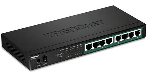 TRENDnet TPE-TG83 / Switch / 8-port Gigabit PoE+ / 65 W / 16 Gbit/s / unmanaged