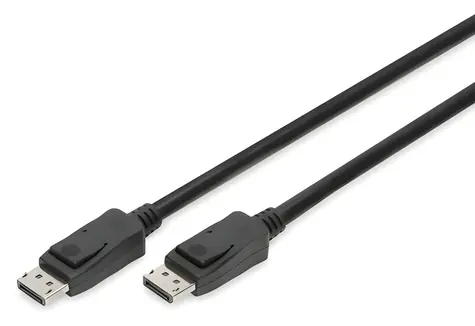 Digitus DisplayPort 8K černý / Kabel / 5 m / DisplayPort 1.4 / 32,4 Gbit/s