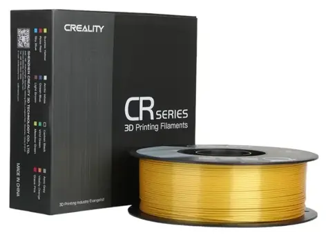 Creality Filament CR-Silk PLA zlatá / Struna pro 3D tiskárnu / PLA / 1.75mm / 1kg
