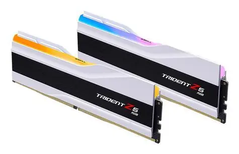 G.Skill Trident Z5 RGB 32GB (2x16GB) 6400 MHz bílá / DDR5 / CL30 / DIMM / Non-ECC / EXPO / XMP 3.0 / 1.4V