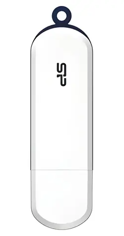 Silicon Power Blaze B32 128GB bílá / Flash disk / USB 3.2 Gen 1 / 5 Gbit/s / Hardwarové AES 256-bit šifrování