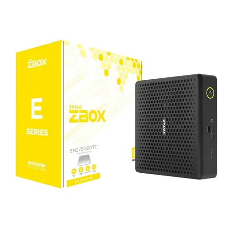 Zotac ZBOX EN275060TC černá / Mini PC barebone / Intel Core Ultra 7 255HX / RTX 5060 Ti 16GB GDDR7 / Wi-Fi 7 / 2× 2,5GbE