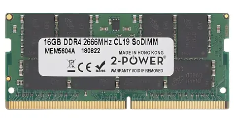 2-Power 16GB DDR4 / SO-DIMM / 2666 MHz / CL19 / Non-ECC / PC4-21300S