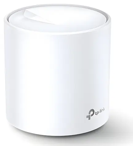 TP-Link Deco X60 (1-pack) / WiFi 6 systém MESH AX3000 / Dual-band / 2.4GHz - 574Mbps / 5GHz - 2402Mbps / 2x GLAN