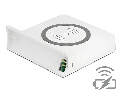 Delock bílá / Bezdrátový nabíjecí modul / pro nabíječku Delock 41450 / 15 W / LED indikace