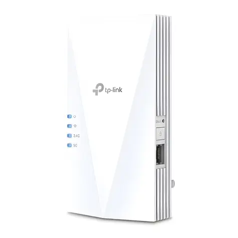 TP-Link RE1500X / AX1500 Wi-Fi 6 Range Extender / Dual-Band / 2.4GHz 300 Mbps / 5GHz 1200 Mbps / 802.11ax