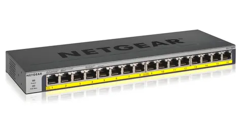 Netgear GS116PP-100EUS / Switch / 16x Gigabit PoE+ / 183 W