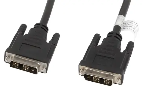 Lanberg / Kabel DVI-D (18+1) Single Link / 1,8m / černá