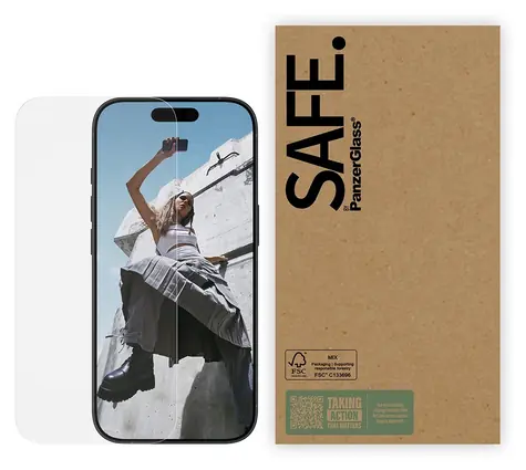 PanzerGlass SAFE UWF / Ochranné sklo / iPhone 17, 17 Pro, 16 Pro / 10 ks / čirá