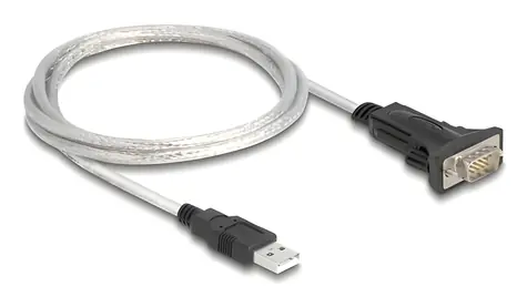 DeLock USB-A RS-422/485 / Adaptér / Terminal Block 6 pin / 5 V / 1 m / FTDI FT232R