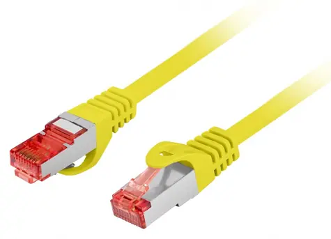 Lanberg CAT6 S/FTP 3m žlutá / Patch kabel / LSZH / Fluke