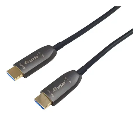 equip HDMI 2.1 AOAC černý / Kabel HDMI / 150 m / 48 Gbps / 8K/60Hz / 4K/120Hz