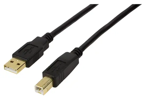 LogiLink USB-A na USB-B černá / Aktivní prodlužovací kabel / USB 2.0 / 15 m