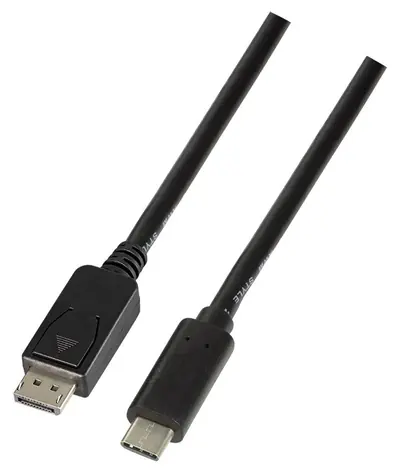 LogiLink USB-C (M) - DisplayPort 1.2 (M) / Kabel / 4K UHD / 60 Hz / 3 m