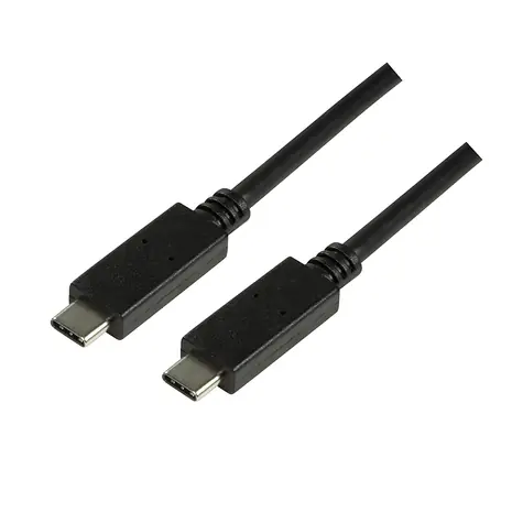 LogiLink USB-C černá / Kabel USB-C / USB-C (M) - USB-C (M) / 1 m / USB 3.1 Gen2 / 10 Gbit/s