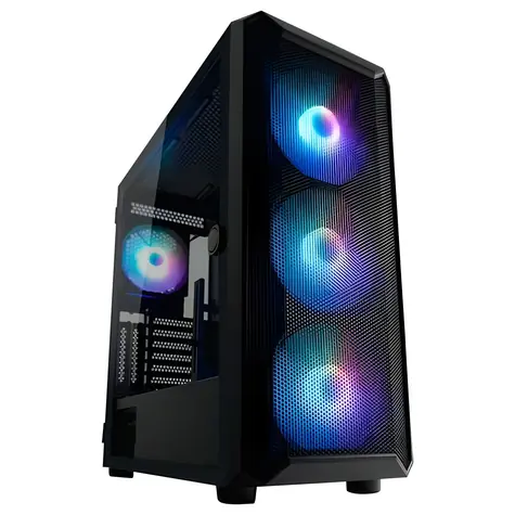 LC-Power 804B Obsession_X černá / Počítačová skříň / Midi Tower / ATX / 4× ARGB / Tvrzené sklo