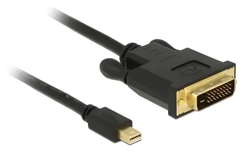 Delock Mini DisplayPort - DVI-D černá / Kabel / mini DisplayPort (St) – DVI-D 24+1 (St) / 3 m / max. 1920×1200 px