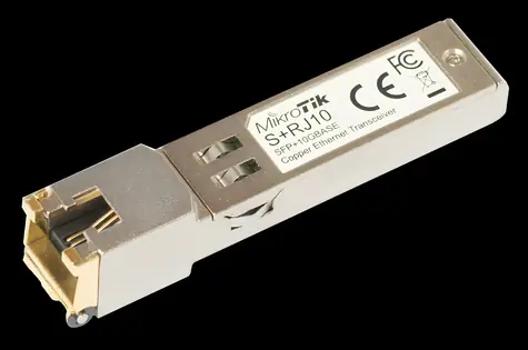 MikroTik S+RJ10 / SFP+ modul / RJ-45 / 10 Gb/s / 200 m