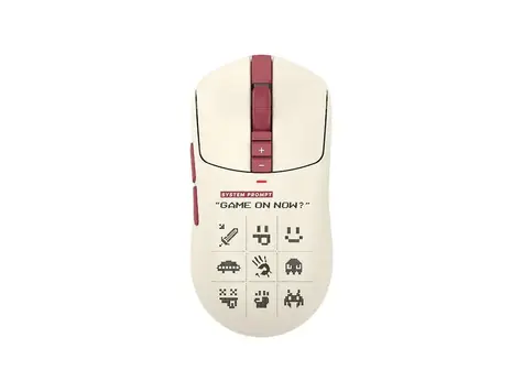 A4tech Bloody R72 Ultra bílá / Bezdrátová herní myš / 20 000 DPI / 2,4 GHz / 75 h