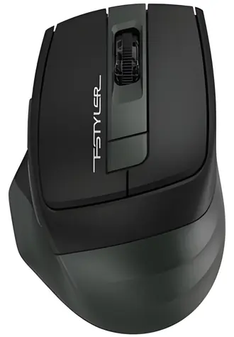 A4tech FStyler FB35 černá / Bezdrátová kancelářská optická myš / 2000 DPI / Bluetooth / 2.4 GHz / 6 tlačítek