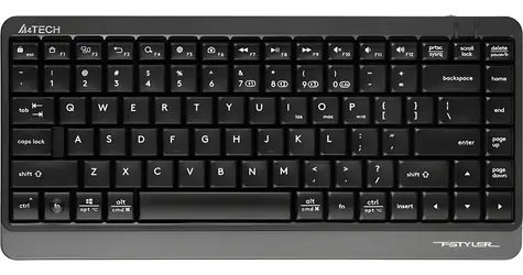 A4tech FStyler FBK11 černošedá / Bezdrátová klávesnice / 80% TKL / Bluetooth / 2.4 GHz / 4 zařízení
