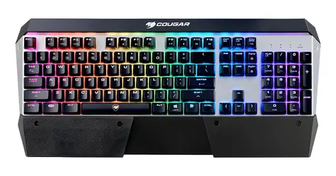 COUGAR Attack X3 RGB / Herní klávesnice / Cherry MX Red / RGB podsvícení / N-Key Rollover / drátová USB / EN layout