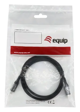 Equip USB4 Gen 3 černá / Kabel USB-C / 40 Gbps / PD 240W / 2 m