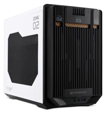 Acer Predator Orion X MI900 bílá / PC skříň / Mini-ITX / RGB / USB-C