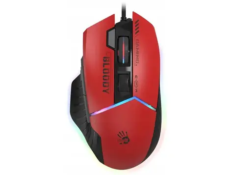A4tech Bloody W95Max červená / Herní myš / 12000 DPI / RGB / USB