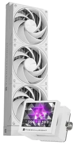 THERMALRIGHT Stream Vision 360 bílá / AIO vodní chladič CPU / 360mm / Intel & AMD