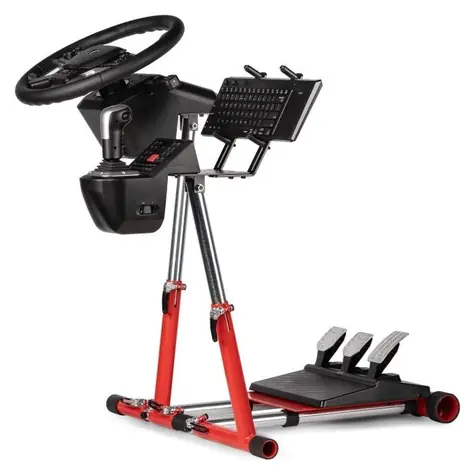 Wheel Stand Pro FARM TRUCK červená / Stojan na volant a pedály / s RGS modulem / Logitech / Thrustmaster / Fanatec