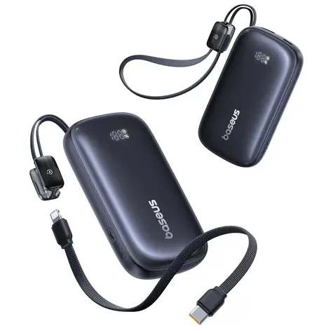 Baseus EnerFill FC21 Qpow 3 Ultra černá / Powerbanka / 10000 mAh / 22,5W