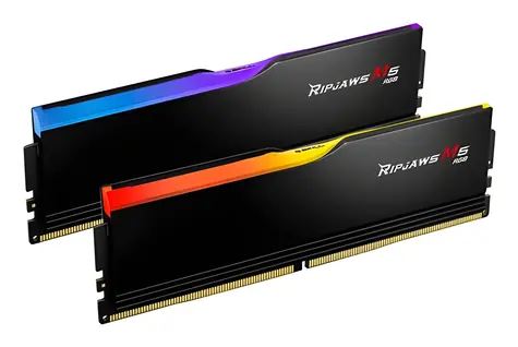 G.Skill Ripjaws M5 RGB 64GB (2x32GB) 6000MHz / DDR5 / CL30 / DIMM / 1.4V / Non-ECC / Unbuffered / XMP 3.0