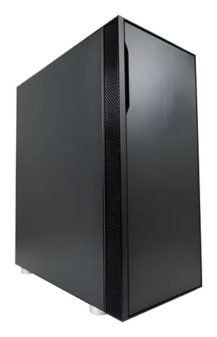 LC-Power 8000B černá / PC skříň / Midi Tower / ATX, EATX, mATX, Mini-ITX / 1× USB-C + 2× USB-A / Zvuková izolace