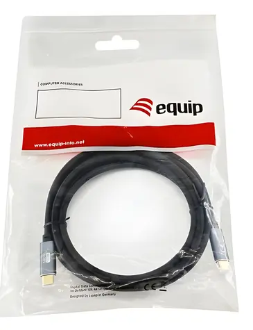 Equip USB-C na USB-C černý / Kabel / USB 3.2 Gen 2 / 10 Gbit/s / PD 100 W / 3 m