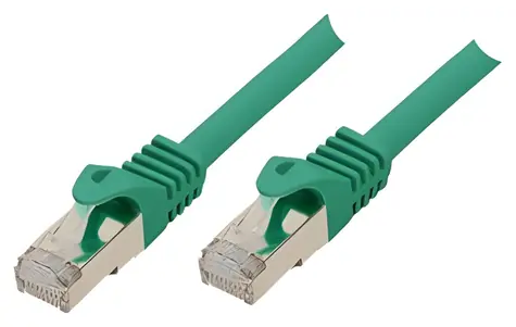 Shiverpeaks CAT7 S/FTP Patch Cord 50m zelená / Patch kabel / RJ-45 / LSZH / 600 MHz